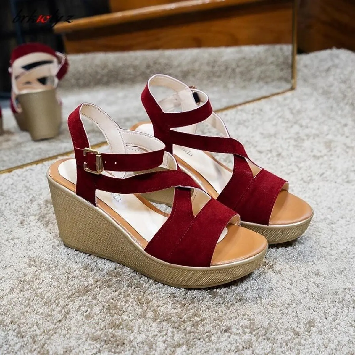 2023 tempo libero donna zeppe scarpe con tacco scarpe da donna sandali estivi piattaforma per feste scarpe con tacchi alti sanda