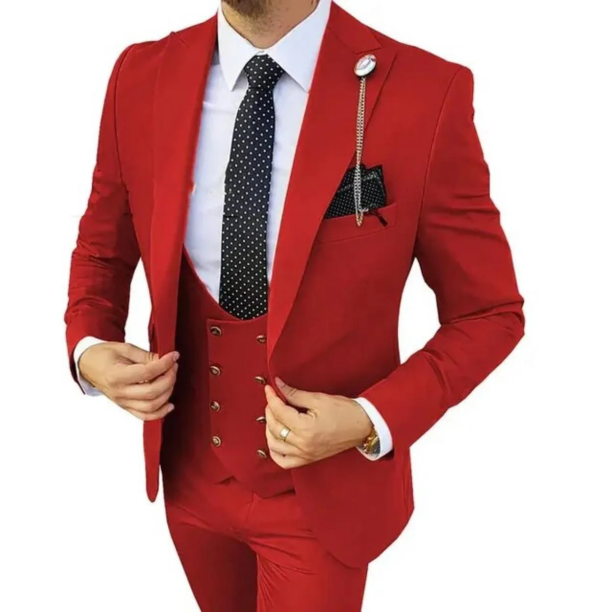 3 pezzi set blazer giacca pantaloni gilet / vestito da uomo 2023 New Business moda matrimonio vestiti host slim fit cappotto pan