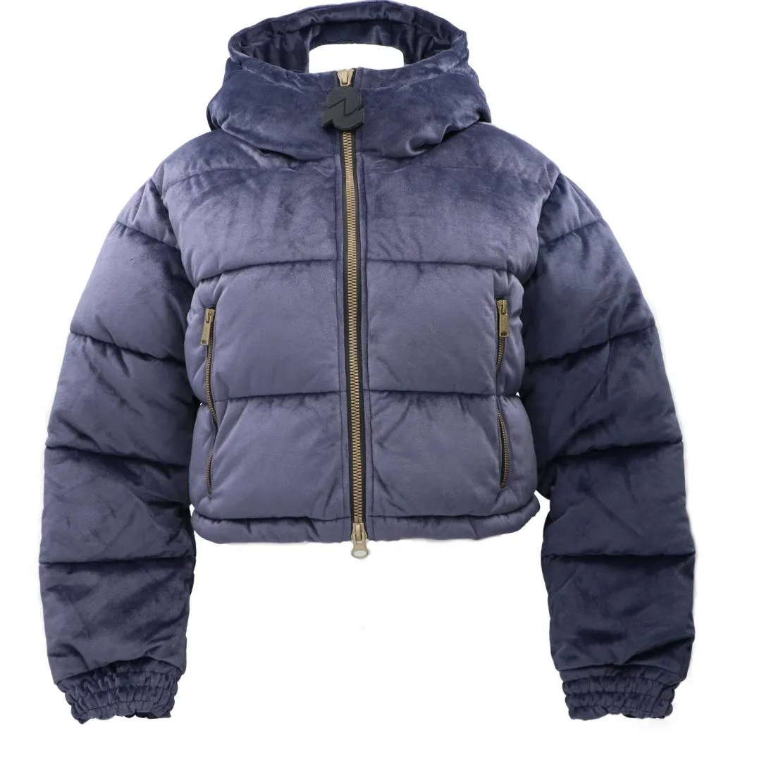 4431914 CROPPED VELLUTO Bluette