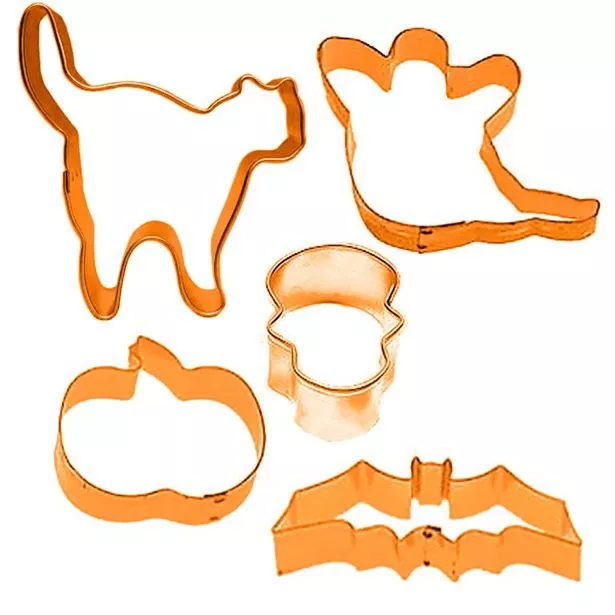 5 formine per biscotti di Halloween