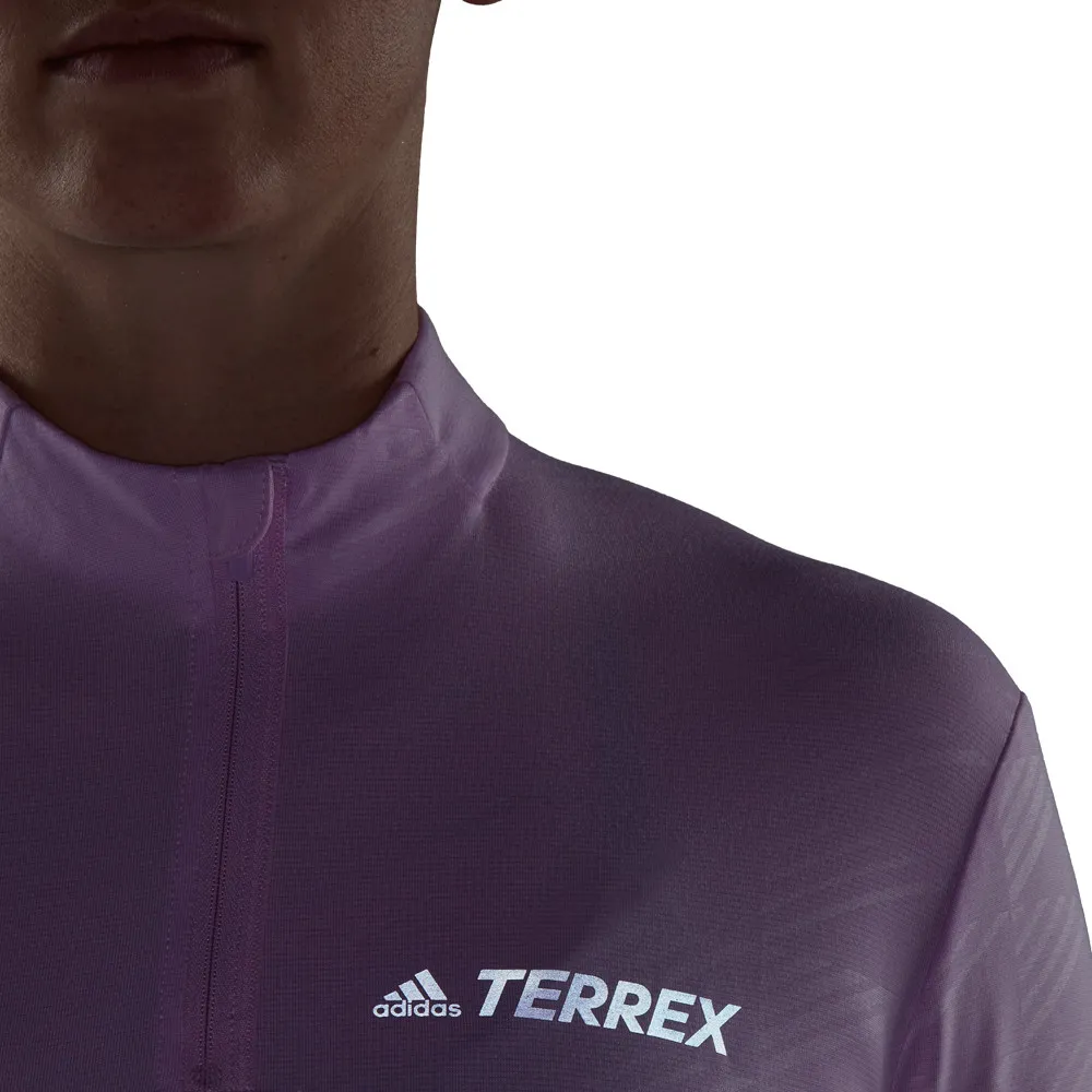 adidas Terrex Multi per donna Maglia con mezza cerniera