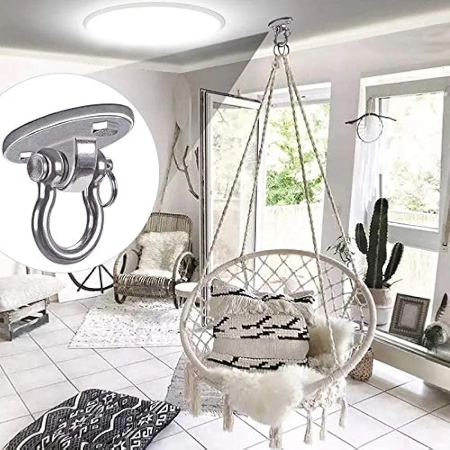 AFANGMQ Acciaio Inossidabile 304 Appendiabiti per oscillanti per impieghi Pesanti Set da 250 kg capacità per Swing e Yoga Sedia 