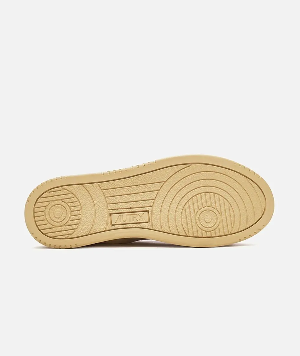 AUTRY DONNA--Medalist Low sneakers in suede and leather