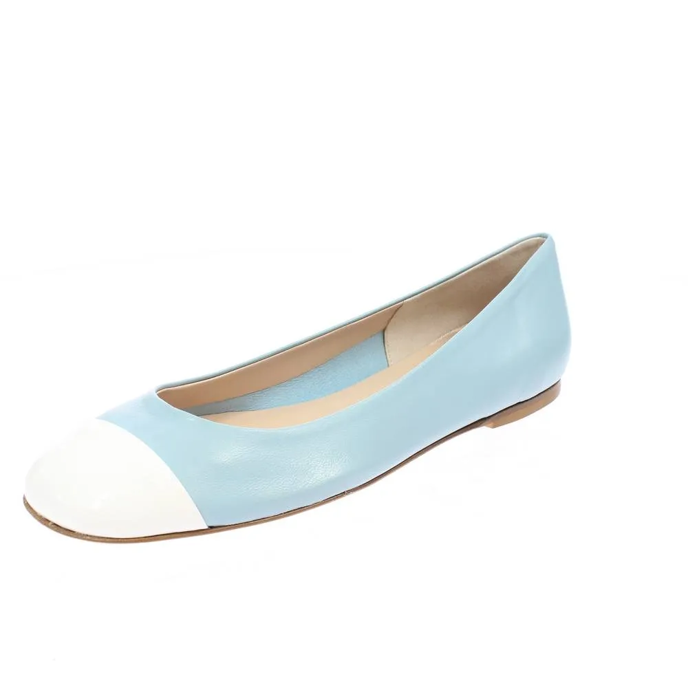 Ballerine in Nappa punta in vernice