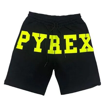 BERMUDA PYREX MEN 19EPC40272 NERO GIALLO FLUO