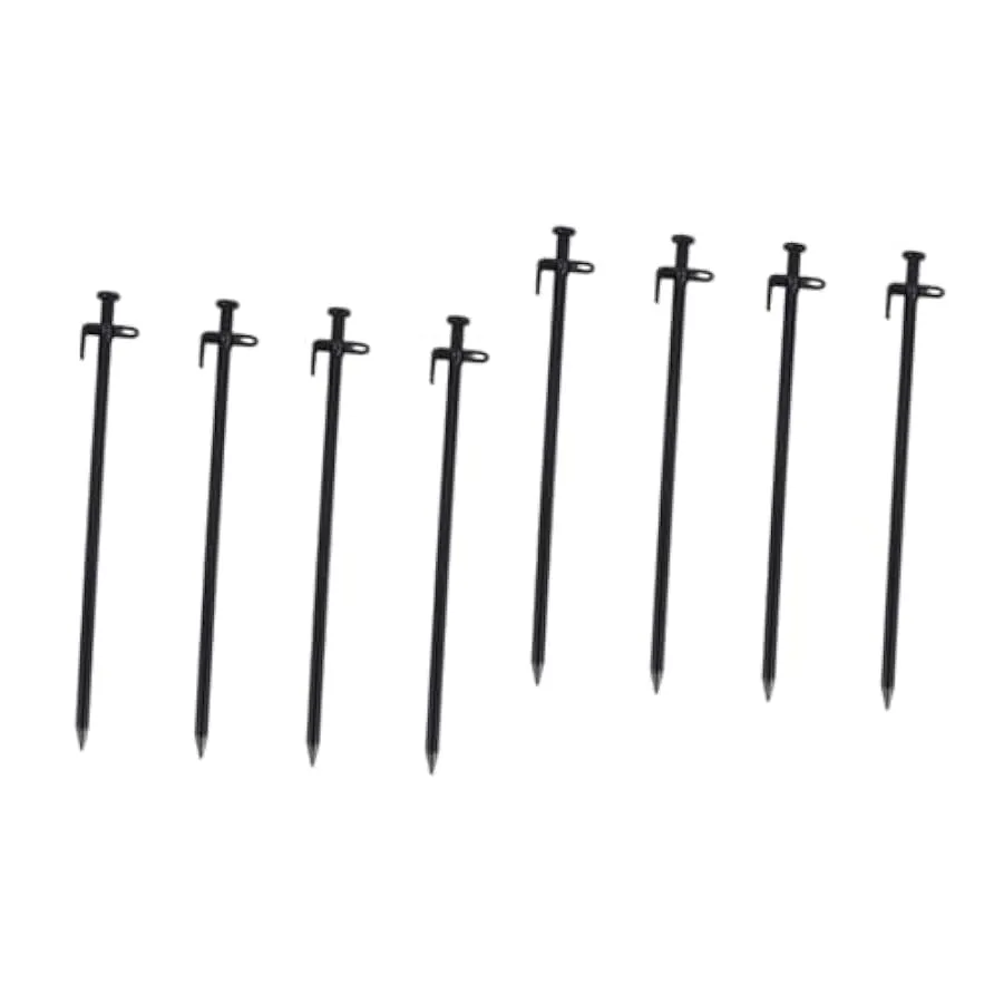 BESPORTBLE 8 Pezzi Chiodo Da Terra Tenda Accessori Da Campeggio Accessorio Da Escursionismo Multiuso Paletti Per Carichi Pesanti