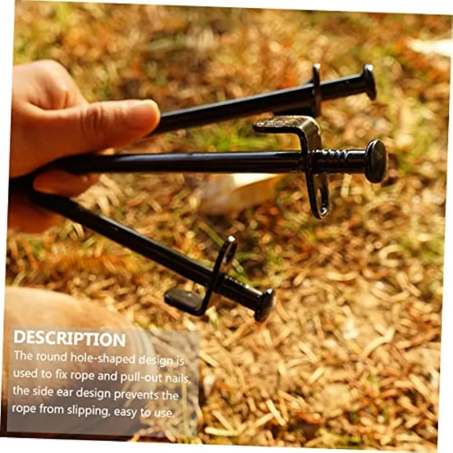 BESPORTBLE 8 Pezzi Chiodo Da Terra Tenda Accessori Da Campeggio Accessorio Da Escursionismo Multiuso Paletti Per Carichi Pesanti