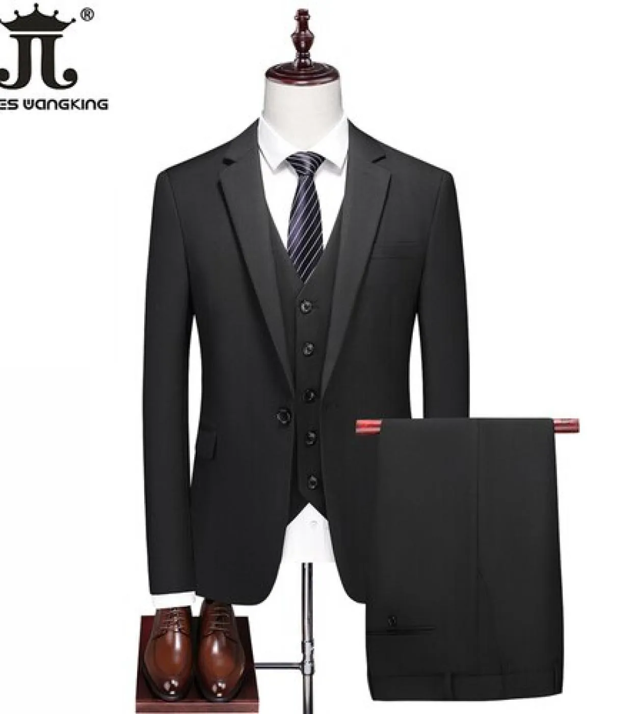 blazer  gilet  pantaloni doppio spacco 6xl abito da uomo 3 pezzi abito sociale abito da sposa sposo slim party smoking forma