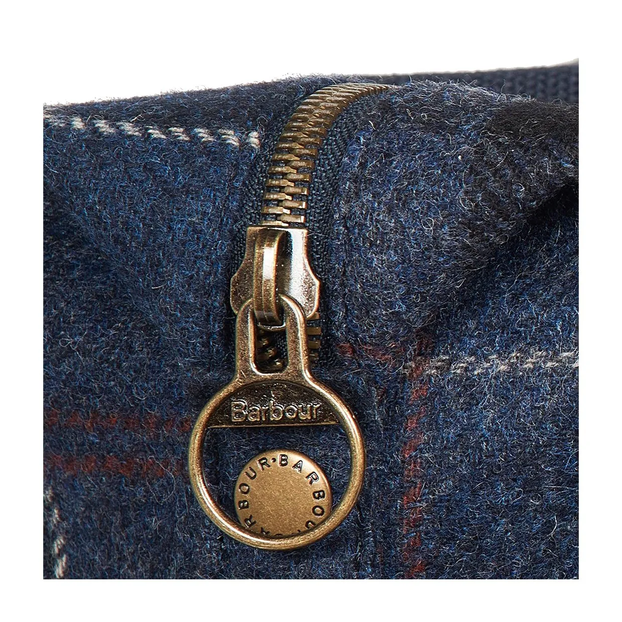 Borsa Barbour Teviot Tartan Holdall Blu