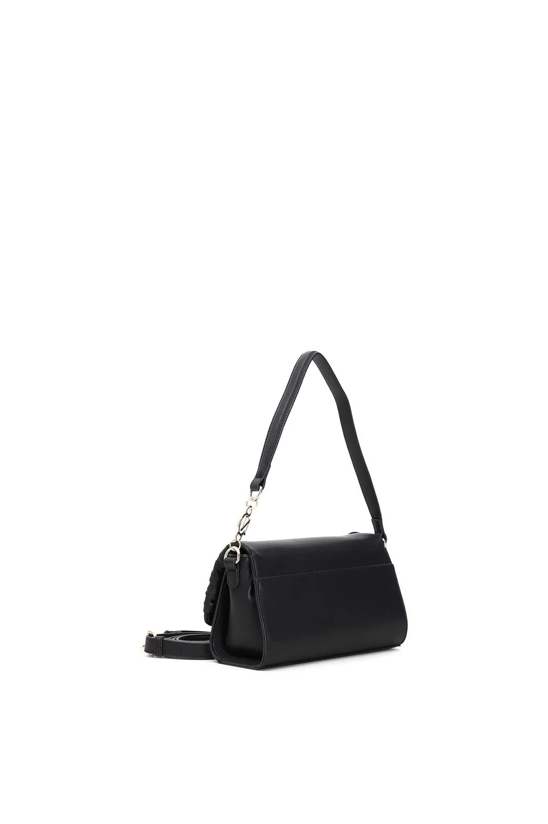 borsa con grossa infilatura e manico personalizzato cafènoir nero
