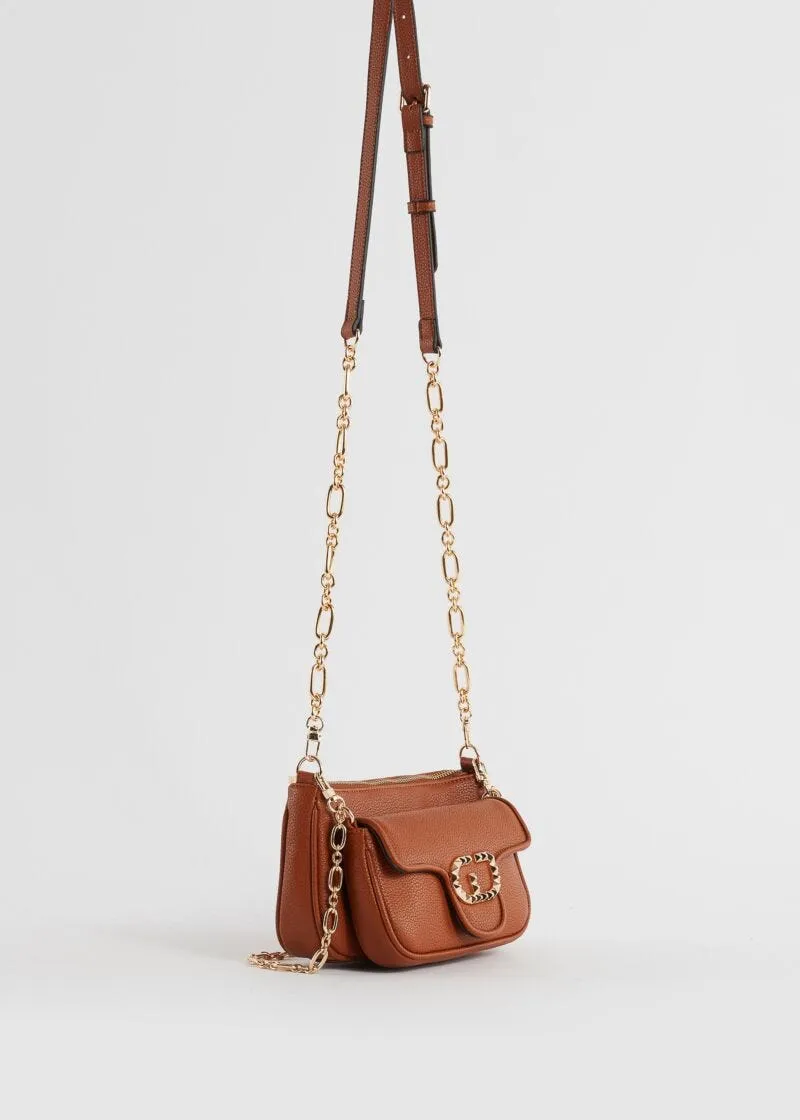 Borsa crossbody con mini bag