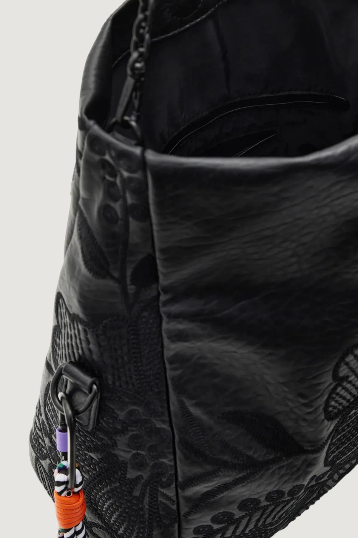 Borsa Desigual alpha loverty 3.0 Nero