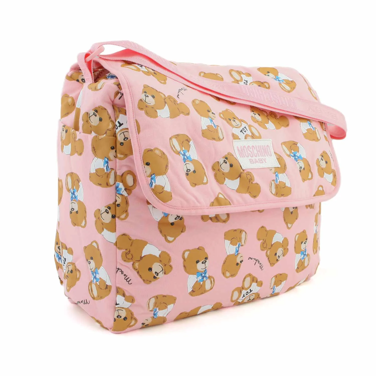 Borsa Fasciatoio Teddy Bear Rosa Neonata