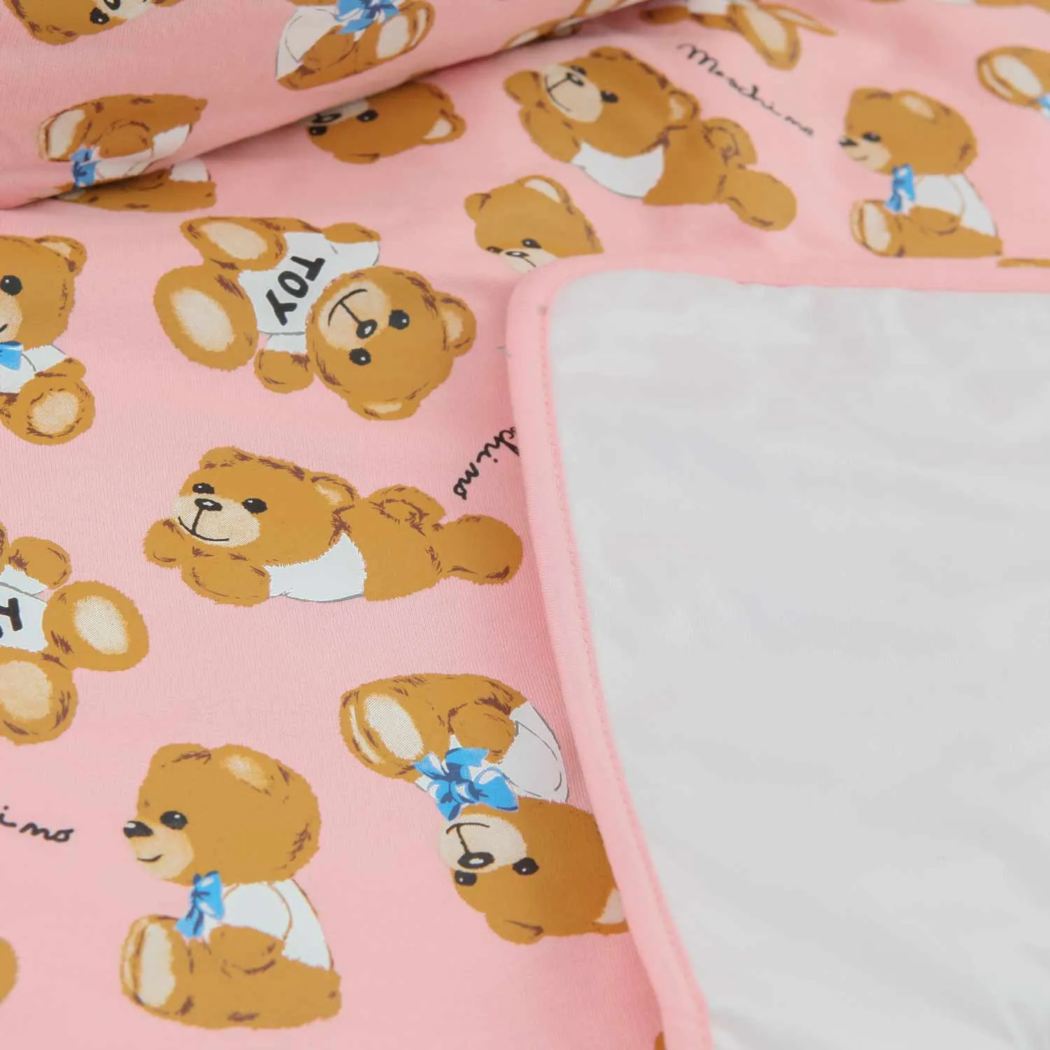 Borsa Fasciatoio Teddy Bear Rosa Neonata