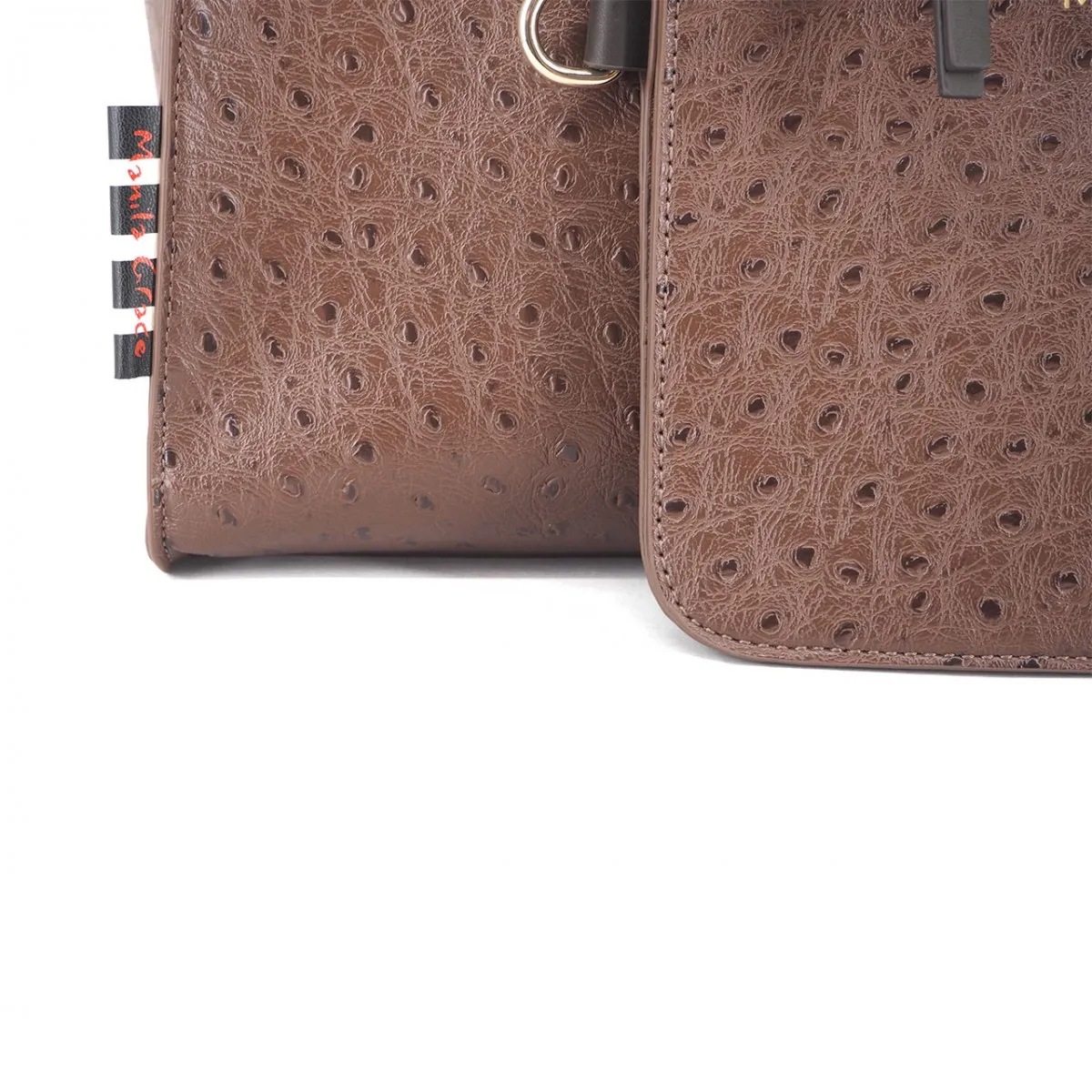 Borsa Felicia Small , Marrone