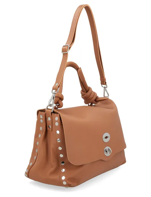 Borsa Zanellato Postina Piuma Knot M color cuoio