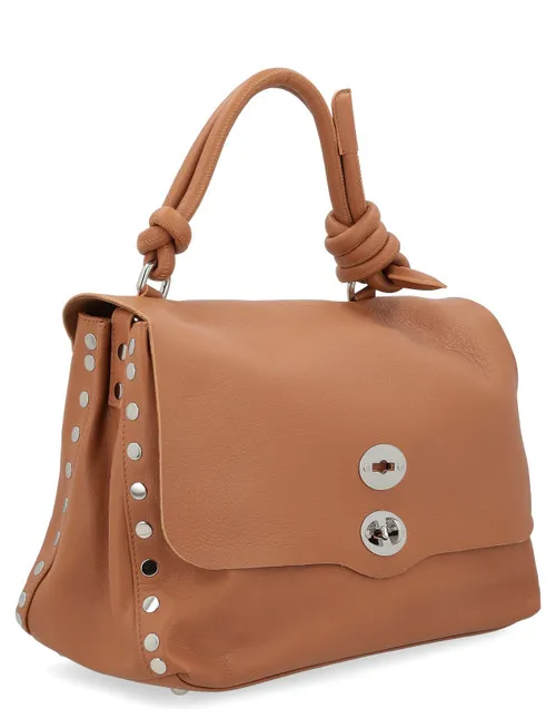 Borsa Zanellato Postina Piuma Knot M color cuoio