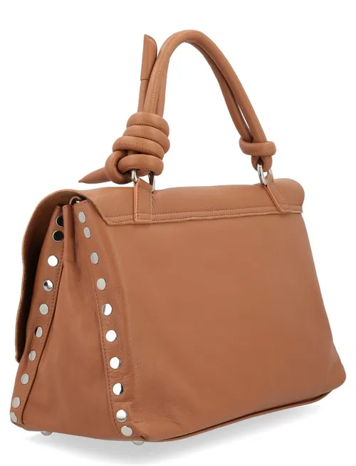 Borsa Zanellato Postina Piuma Knot M color cuoio