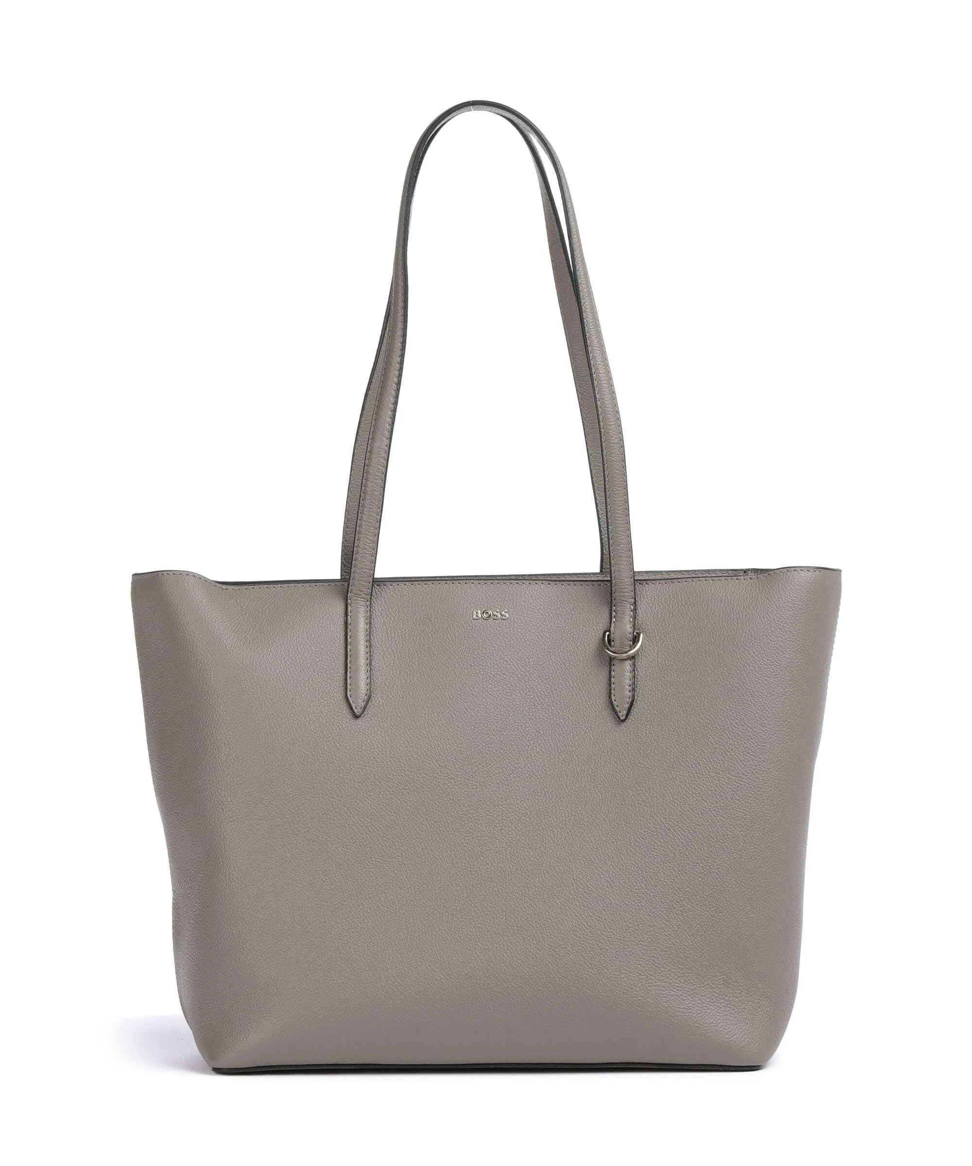  BOSS Alyce Borsa shopper pelle di vacchetta grana taupe  