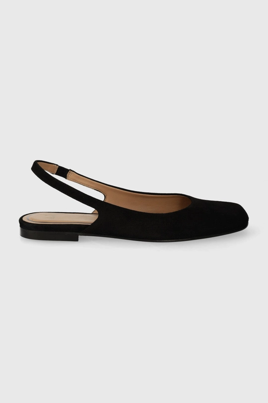 BOSS ballerine in pelle scamosciata Rose
