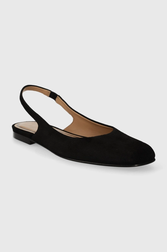 BOSS ballerine in pelle scamosciata Rose