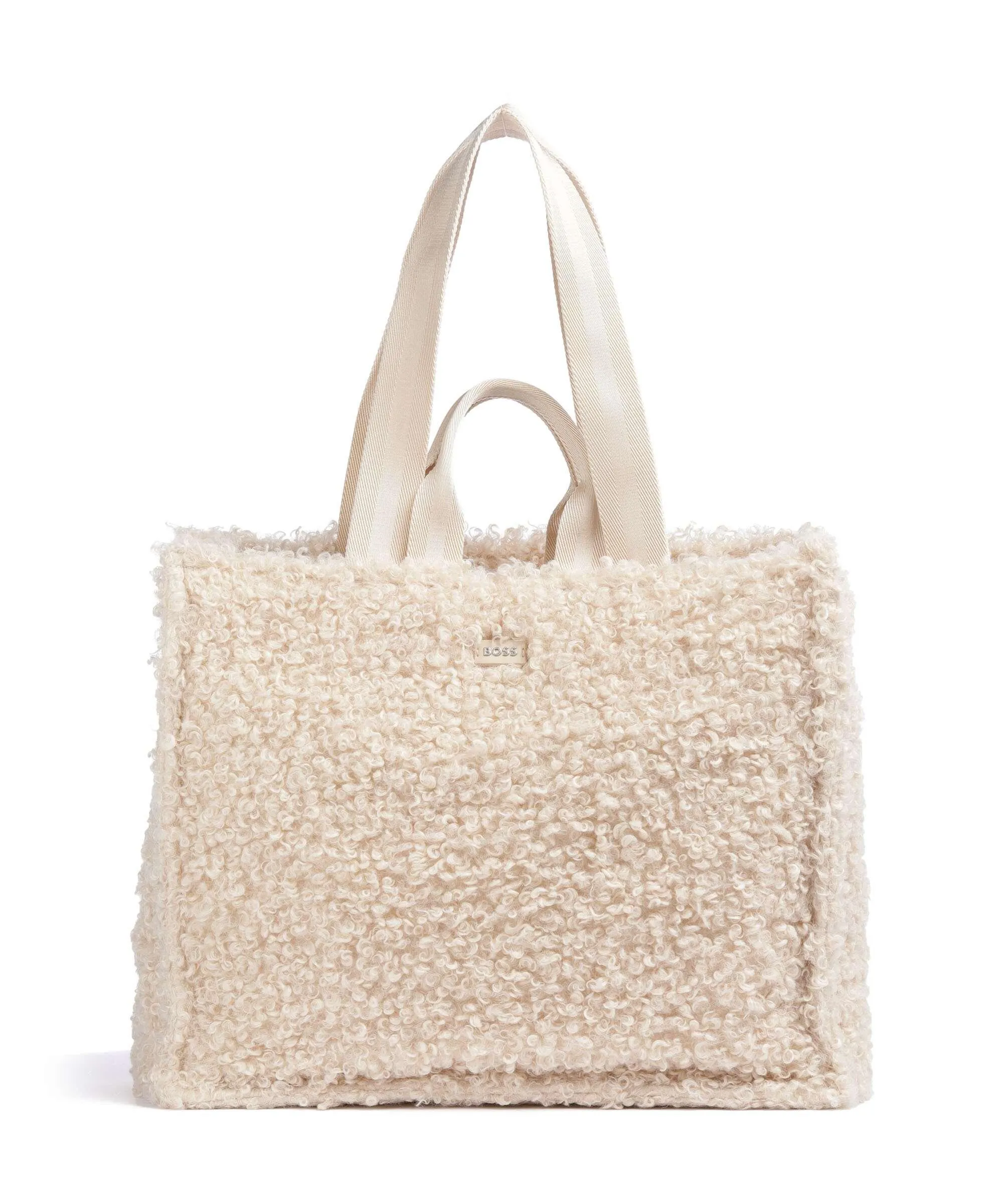  BOSS Deva Borsa shopper poliestere beige  