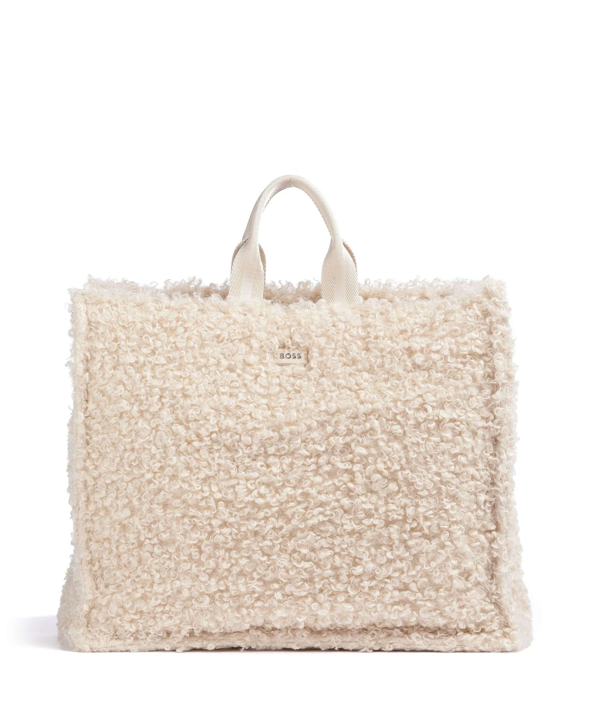  BOSS Deva Borsa shopper poliestere beige  