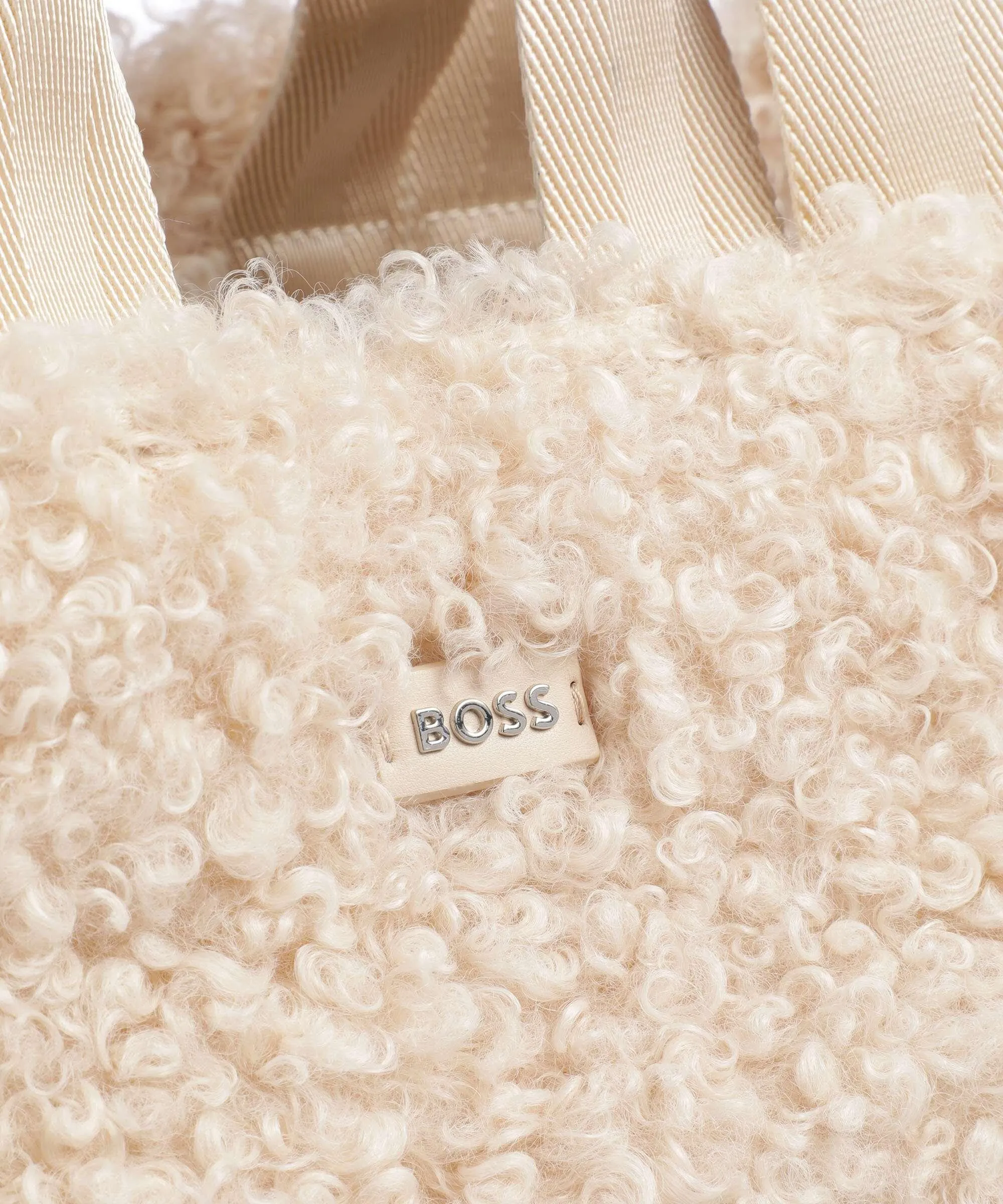  BOSS Deva Borsa shopper poliestere beige  