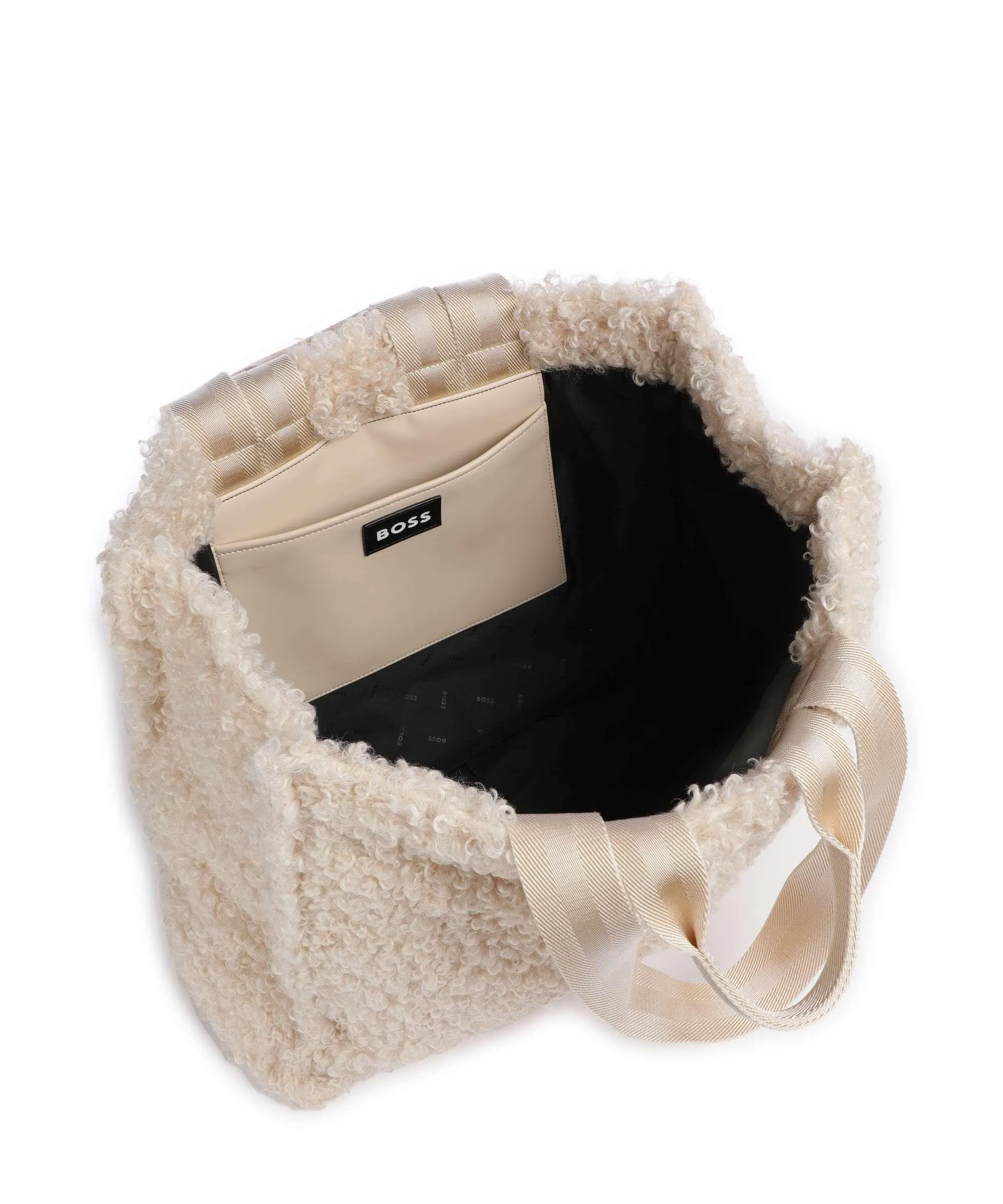  BOSS Deva Borsa shopper poliestere beige  