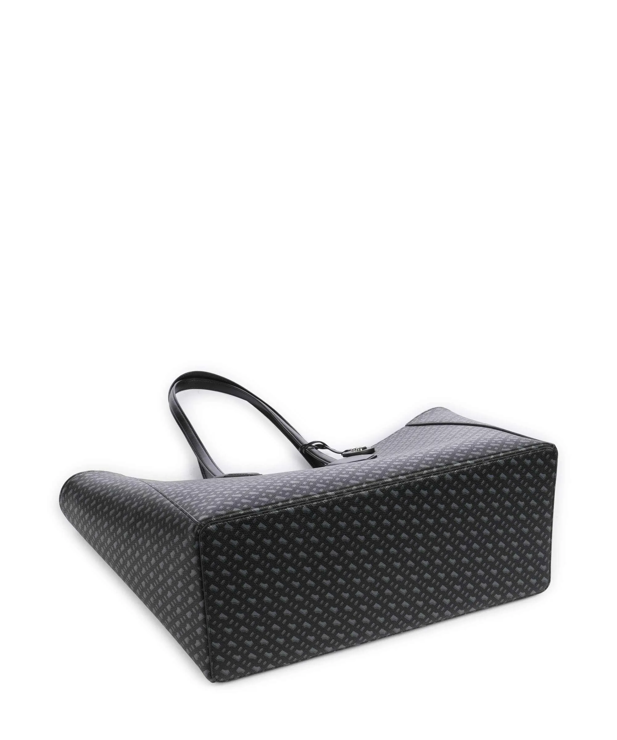  BOSS Liriel Borsa shopper pelle sintetica nero/grigio  