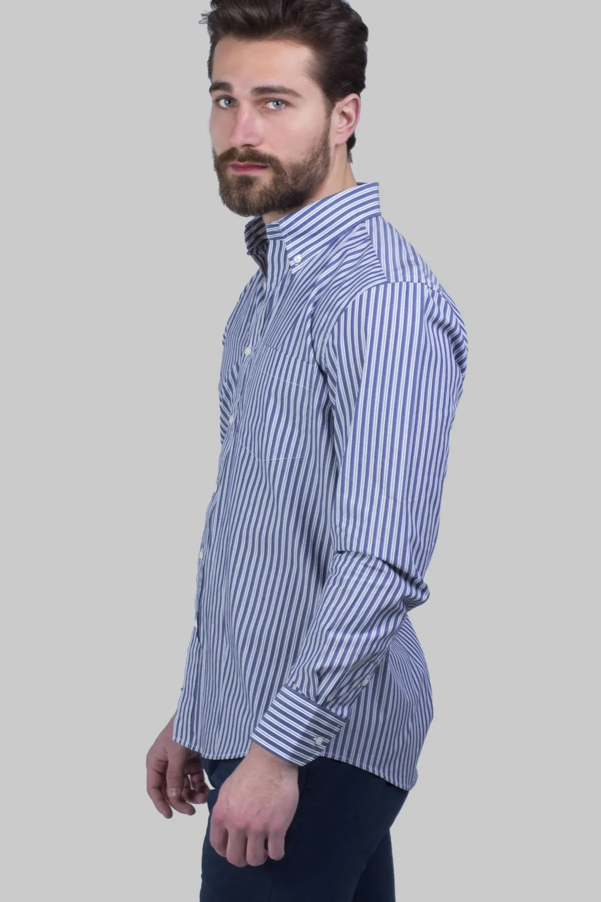 Camicia classica Coveri Collection rigata