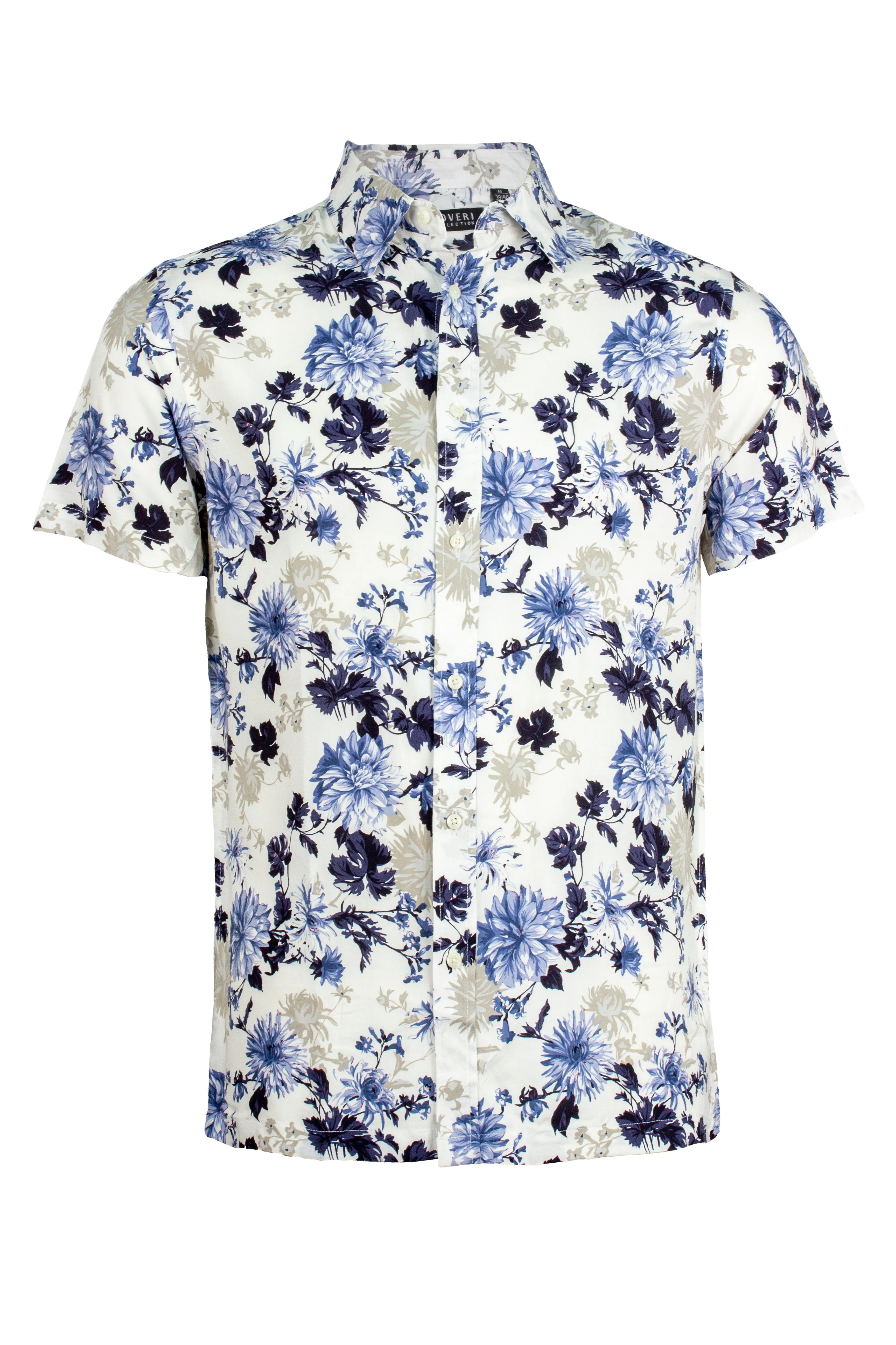 Camicia manica corta con stampa floreale