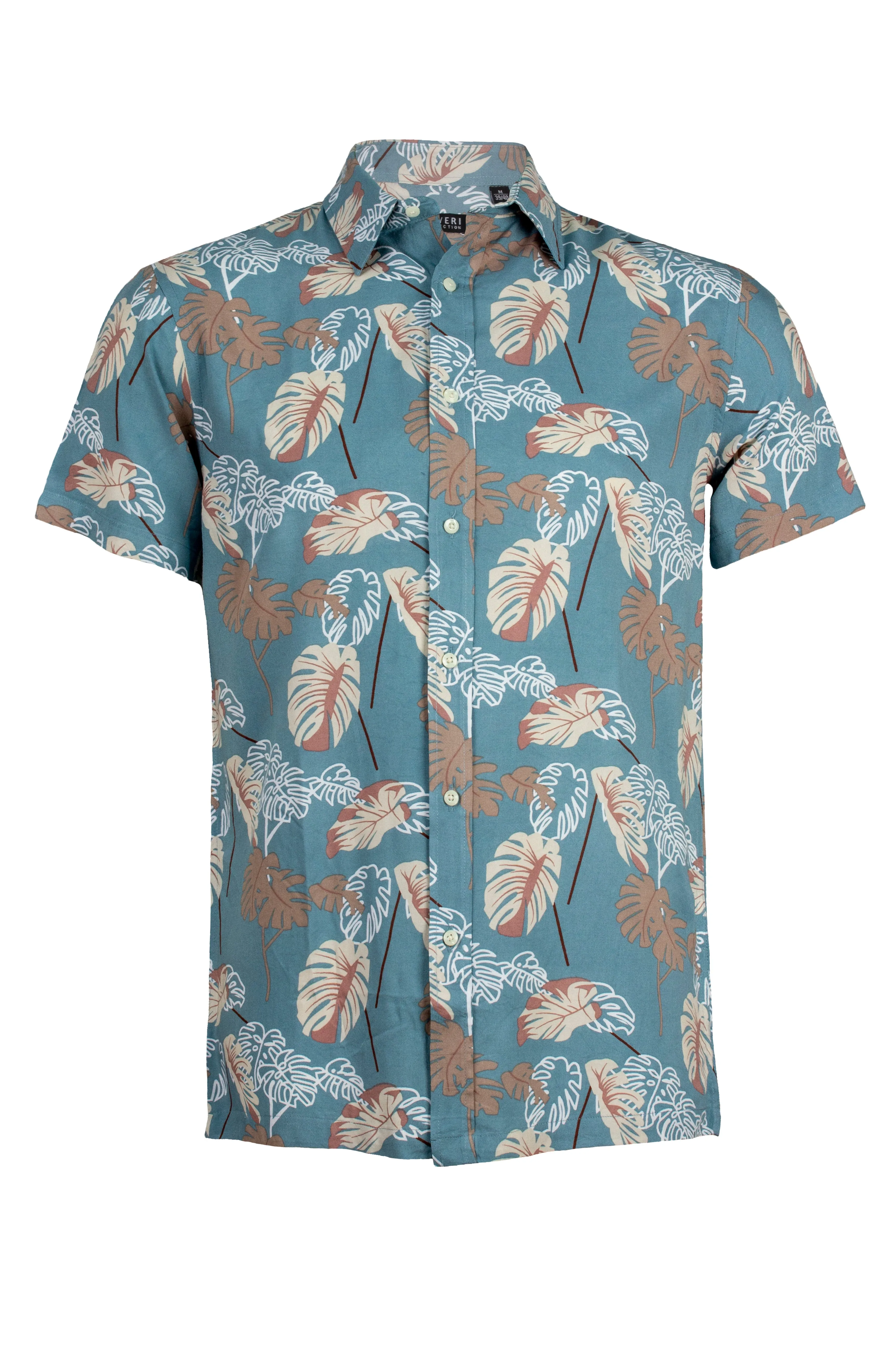 Camicia manica corta con stampa floreale
