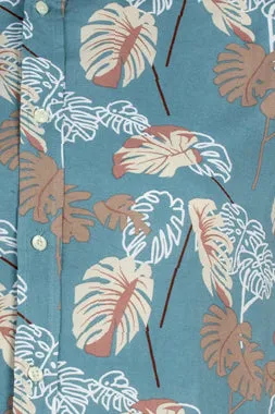 Camicia manica corta con stampa floreale