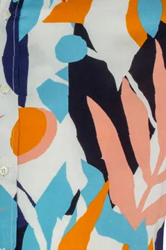 Camicia manica corta con stampa floreale