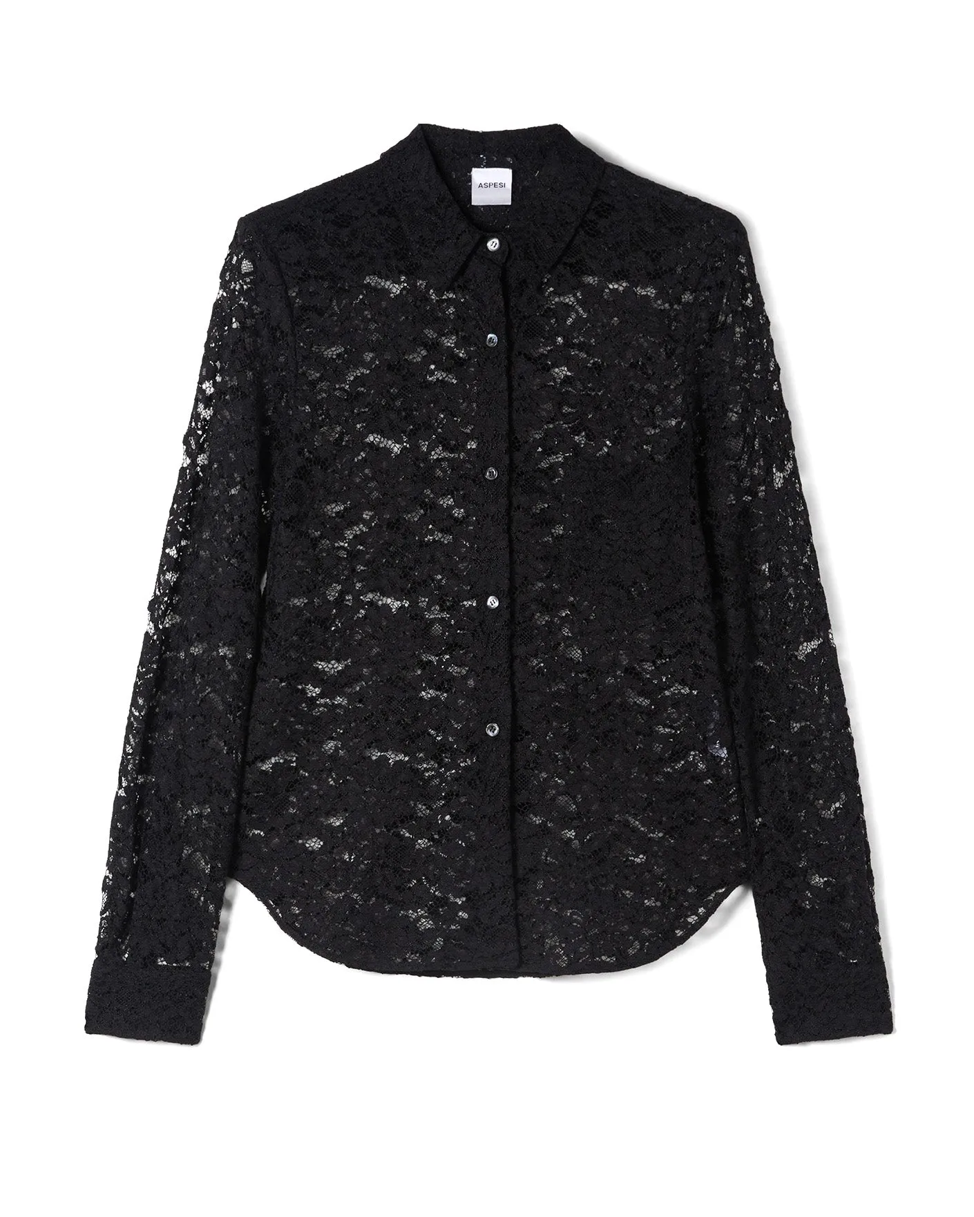 Camicia pizzo nero