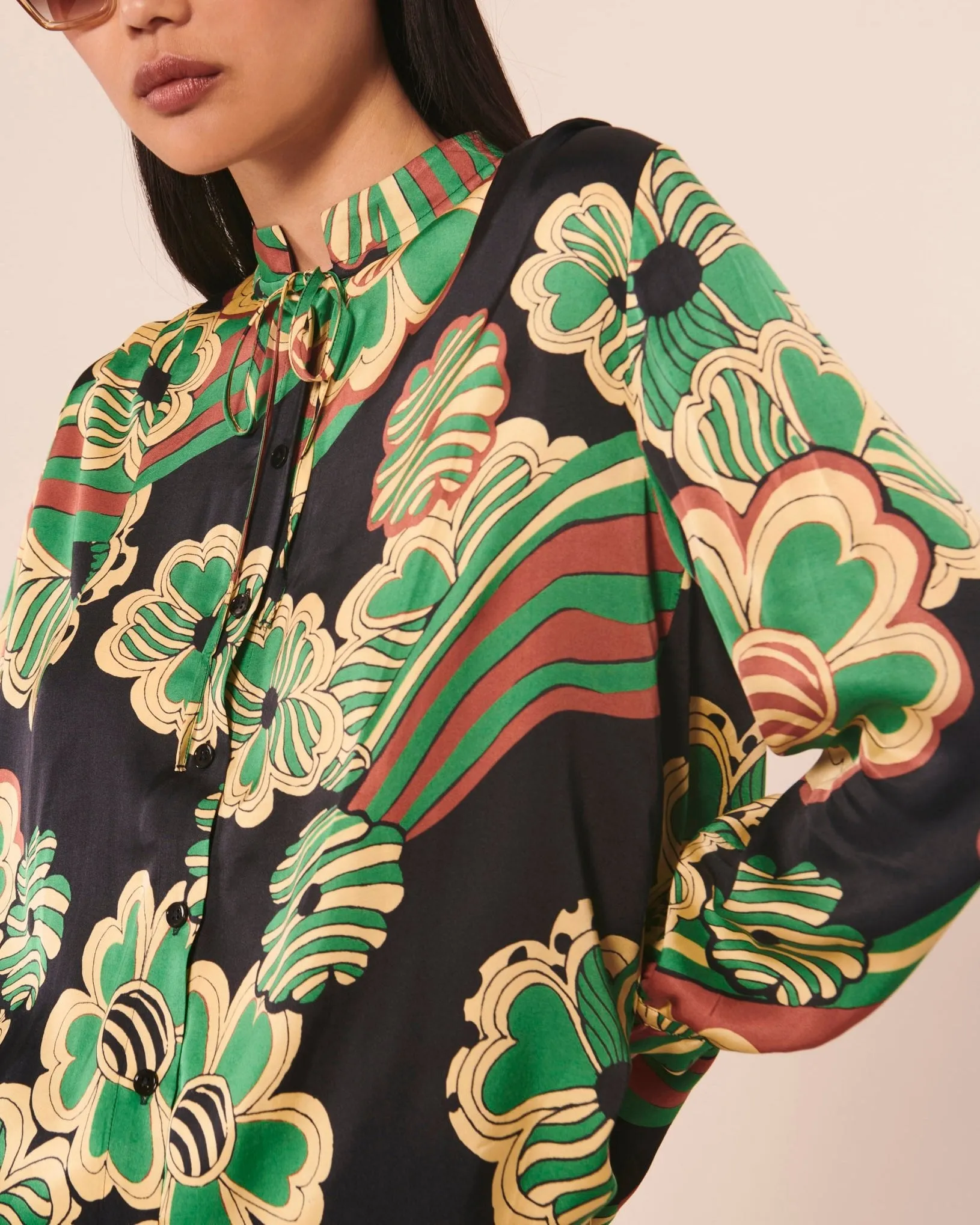 Camicia Slem Nocturne fantasia
