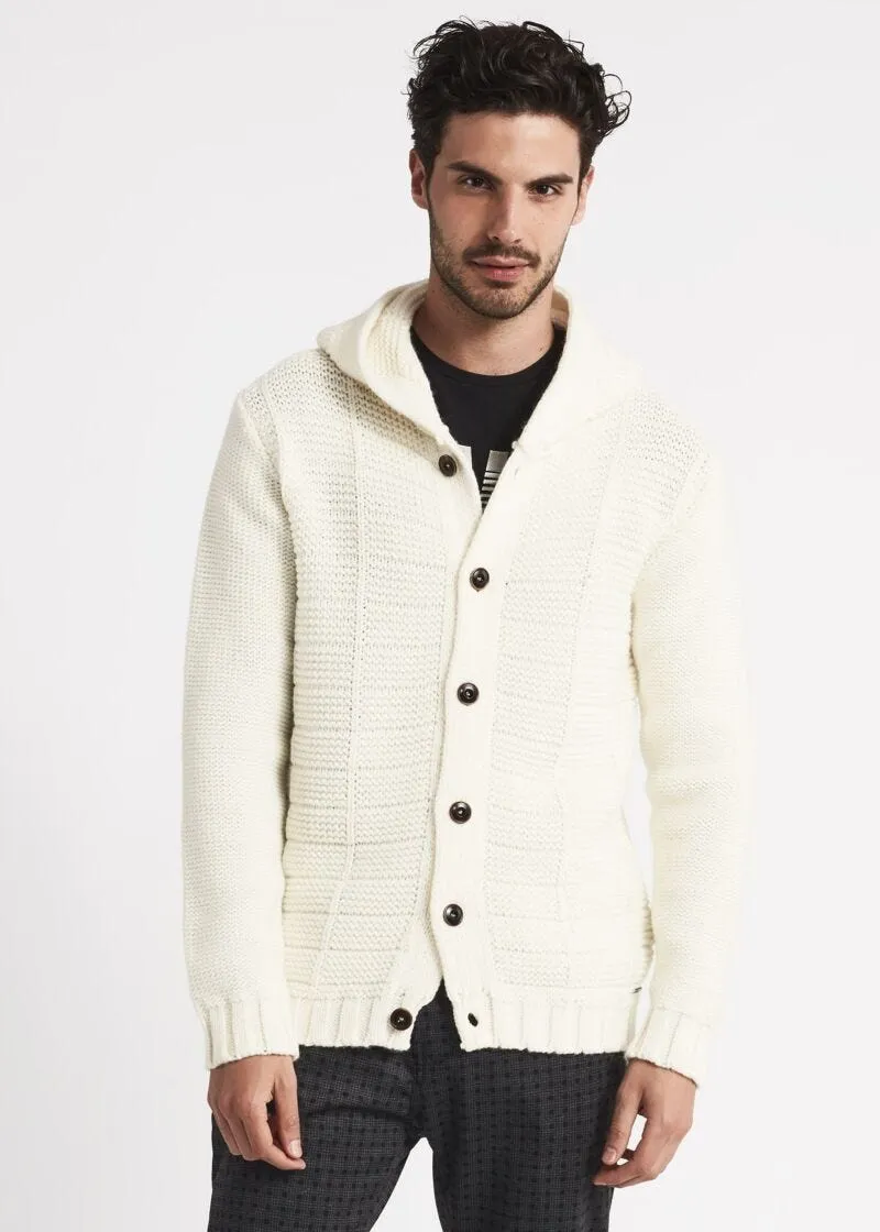 Cardigan con cappuccio