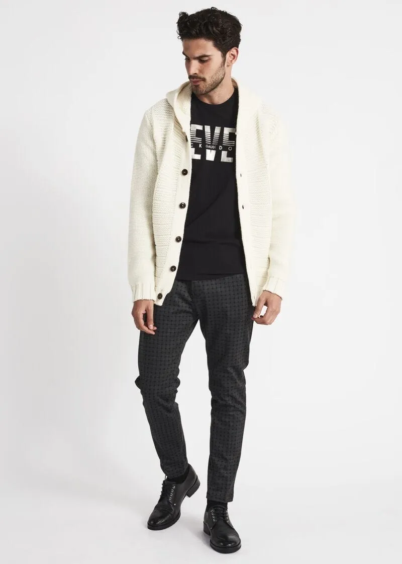 Cardigan con cappuccio