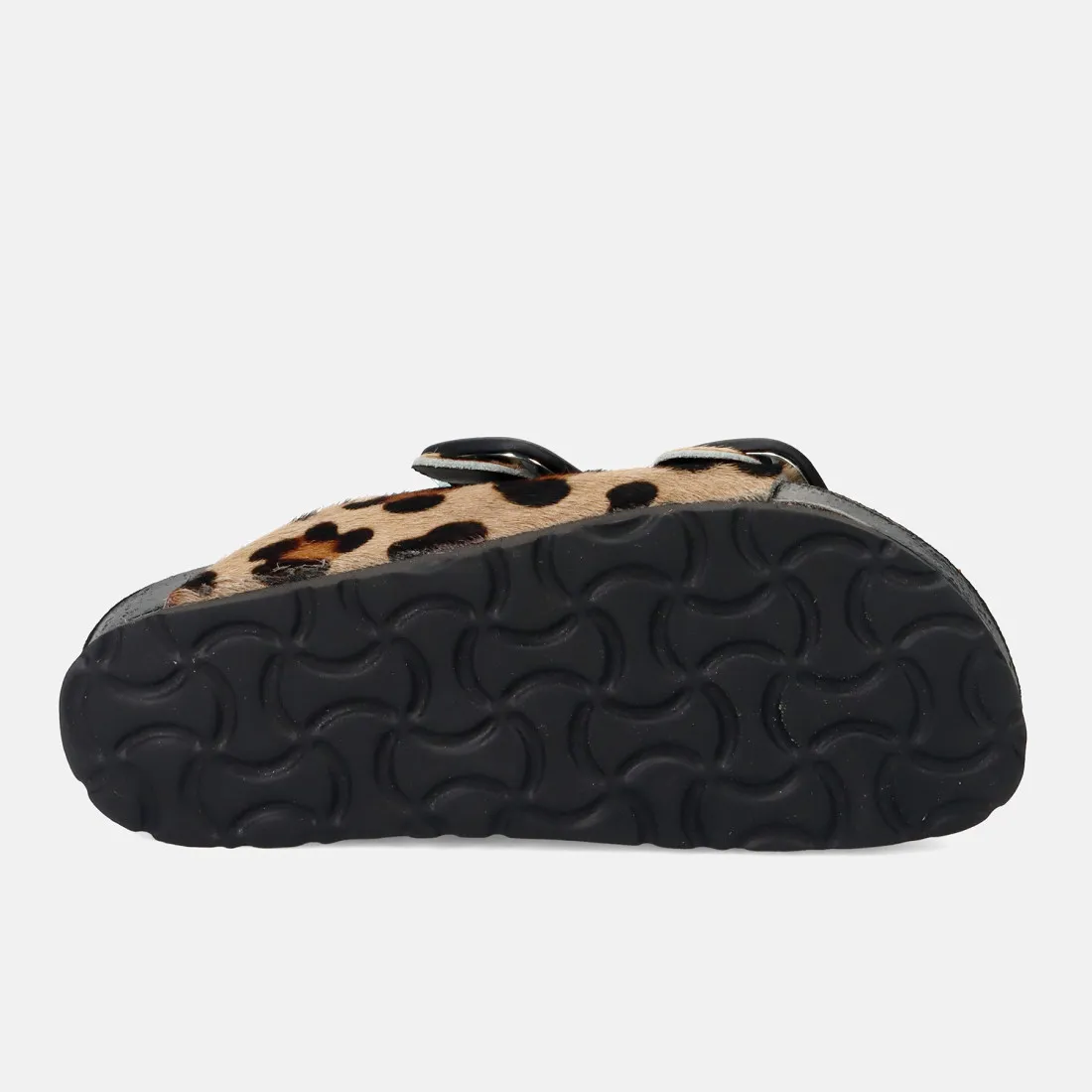 Ciabatta due fasce Bio.Lab Cristal Grace in cavallino leopardato