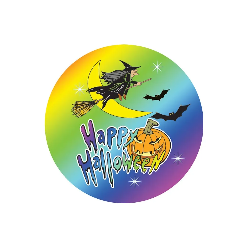 Cialda In Ostia Tonda  Halloween Horror Torta Decorazioni Dischi Commestibile