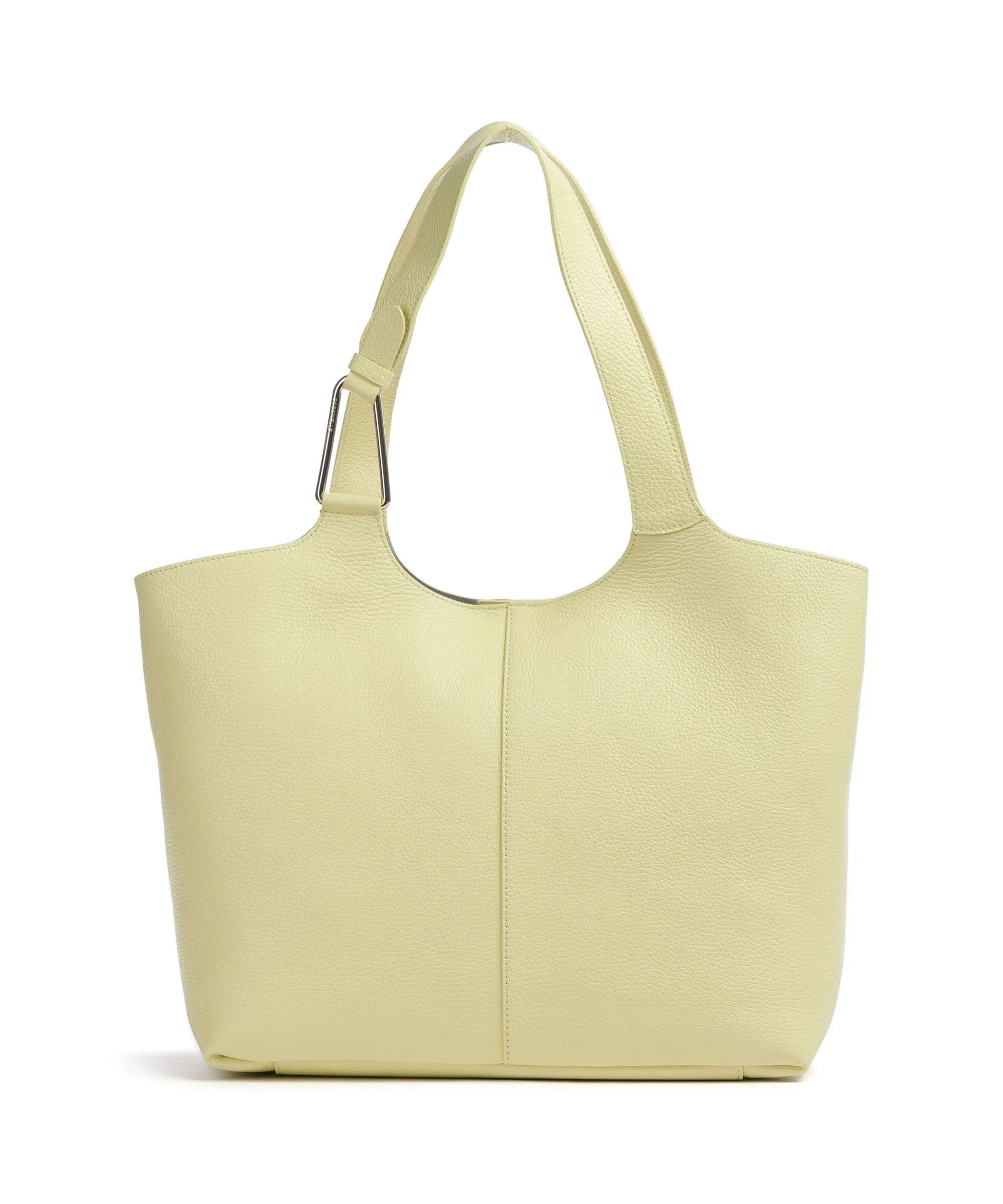  Coccinelle Brume Borsa shopper pelle granulata giallo  