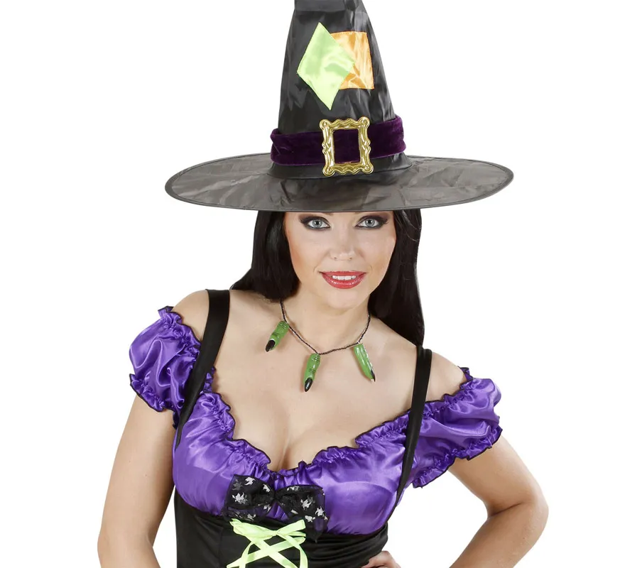 Collana di Halloween con le dita delle streghe