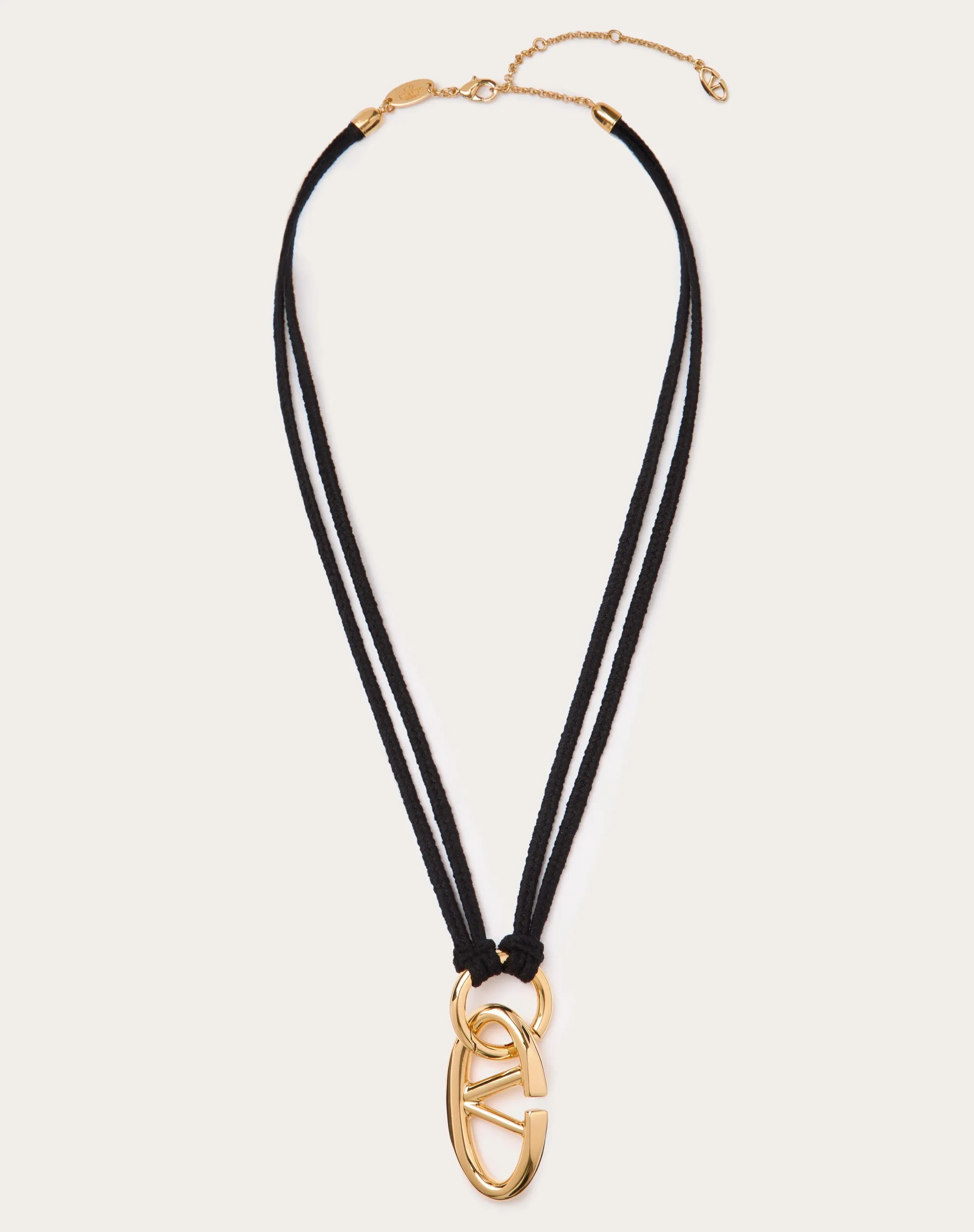 COLLANA VLOGO THE BOLD EDITION IN CORDA E METALLO