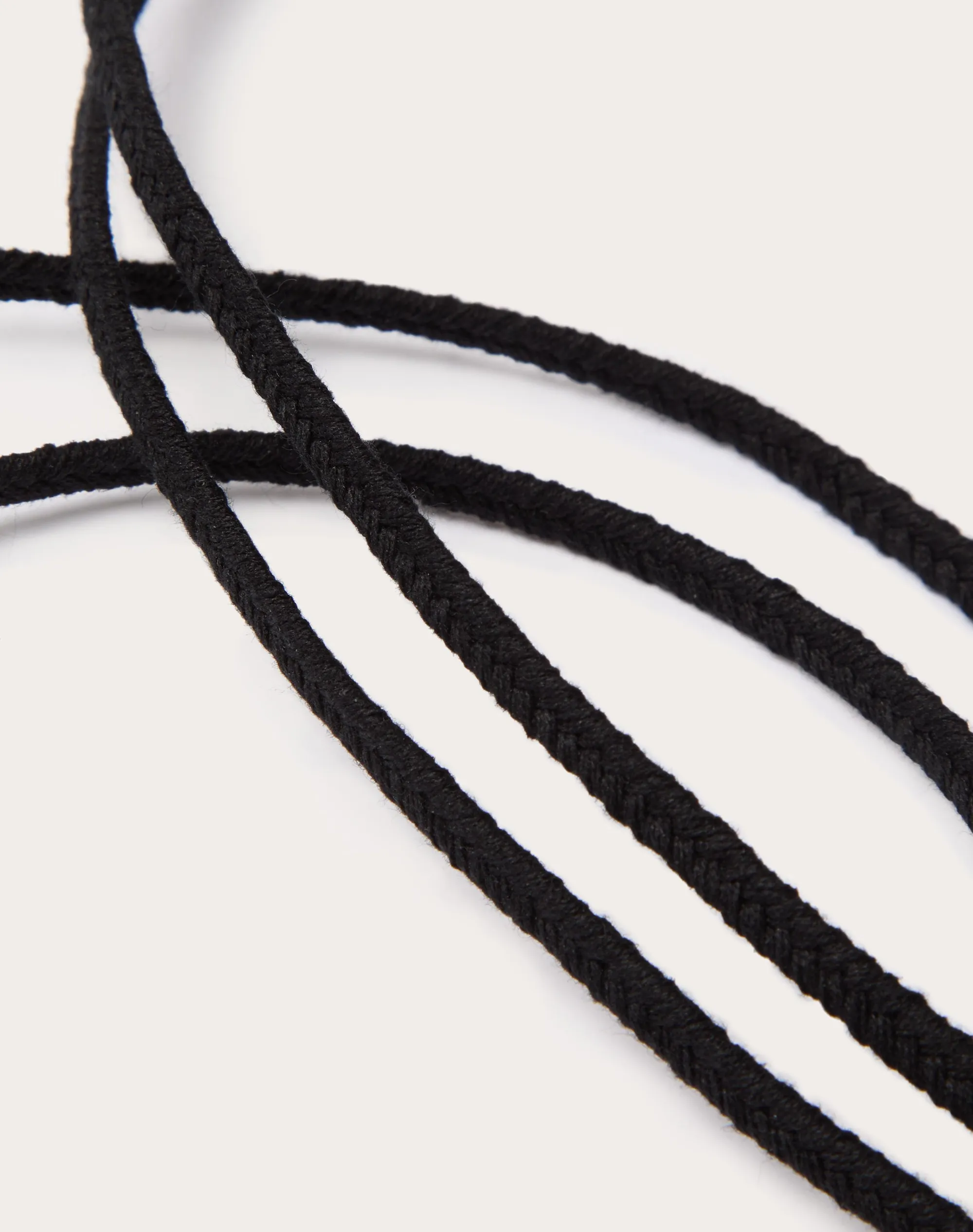 COLLANA VLOGO THE BOLD EDITION IN CORDA E METALLO