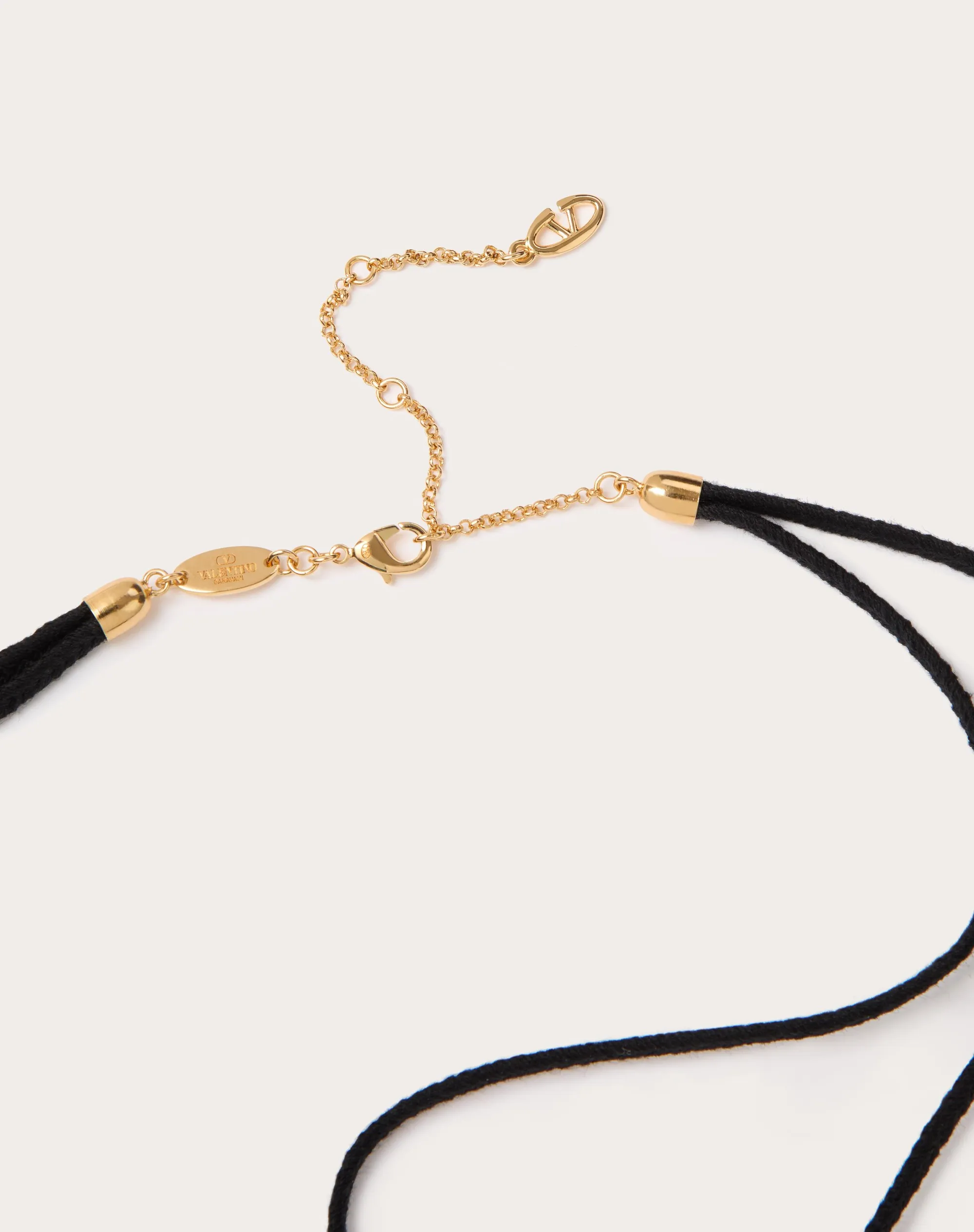 COLLANA VLOGO THE BOLD EDITION IN CORDA E METALLO