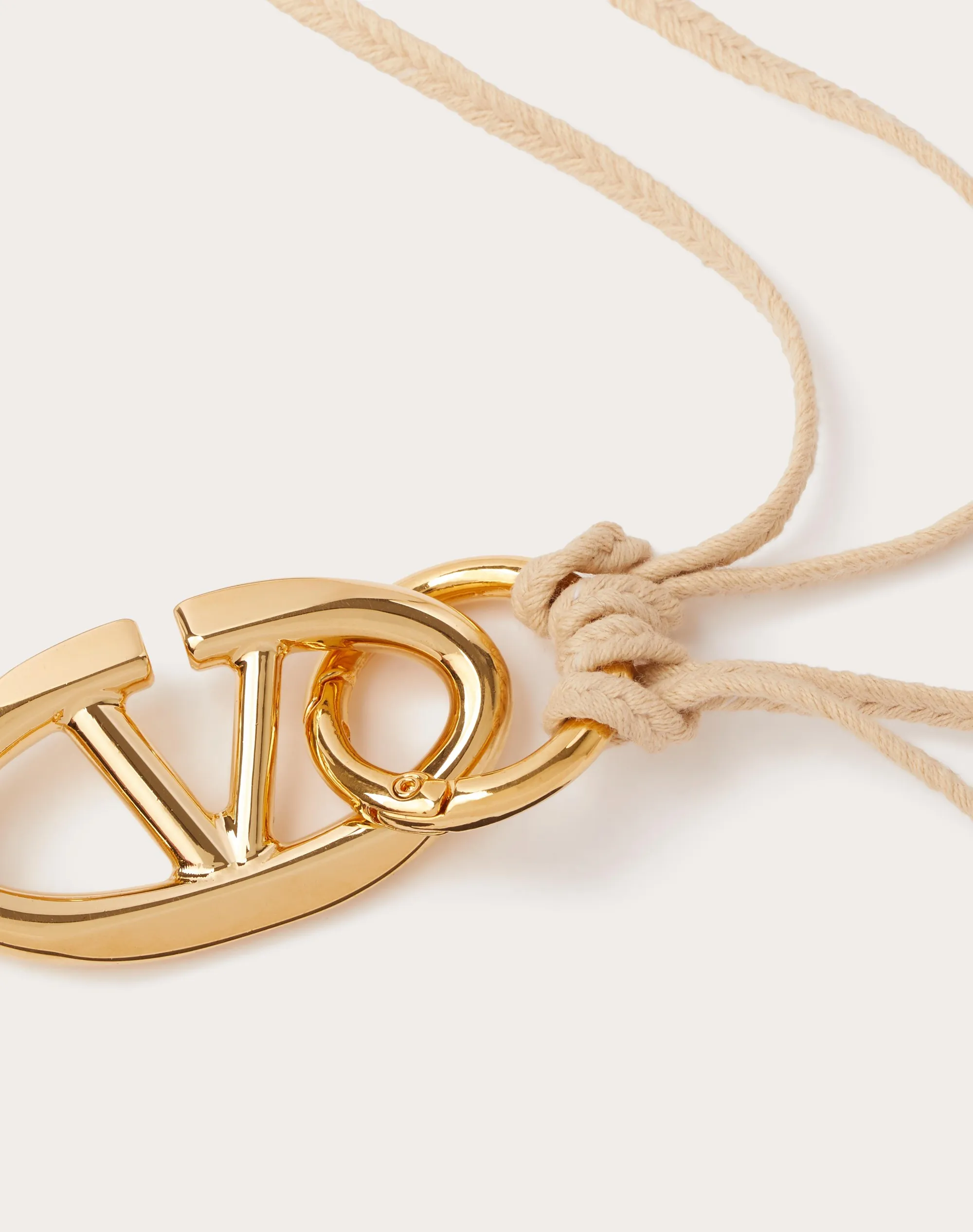 COLLANA VLOGO THE BOLD EDITION IN CORDA E METALLO