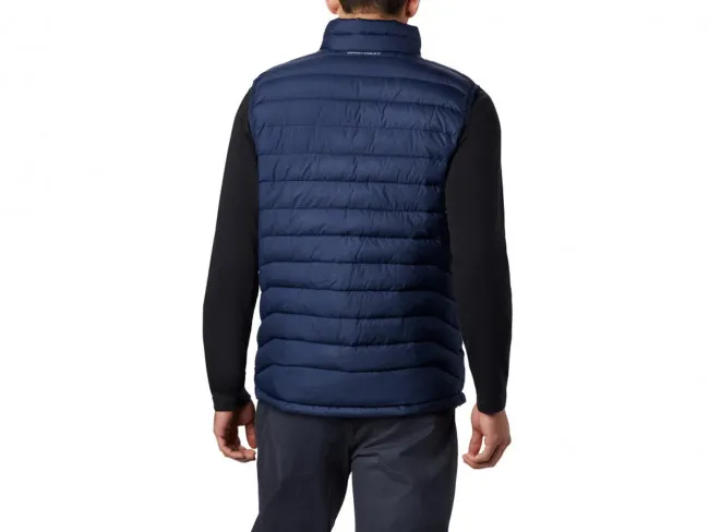 COLUMBIA GILE IMBOTTITO UOMO INVERNO 1748031 465  POWDER LITE VEST COLLEGIATE NAVY