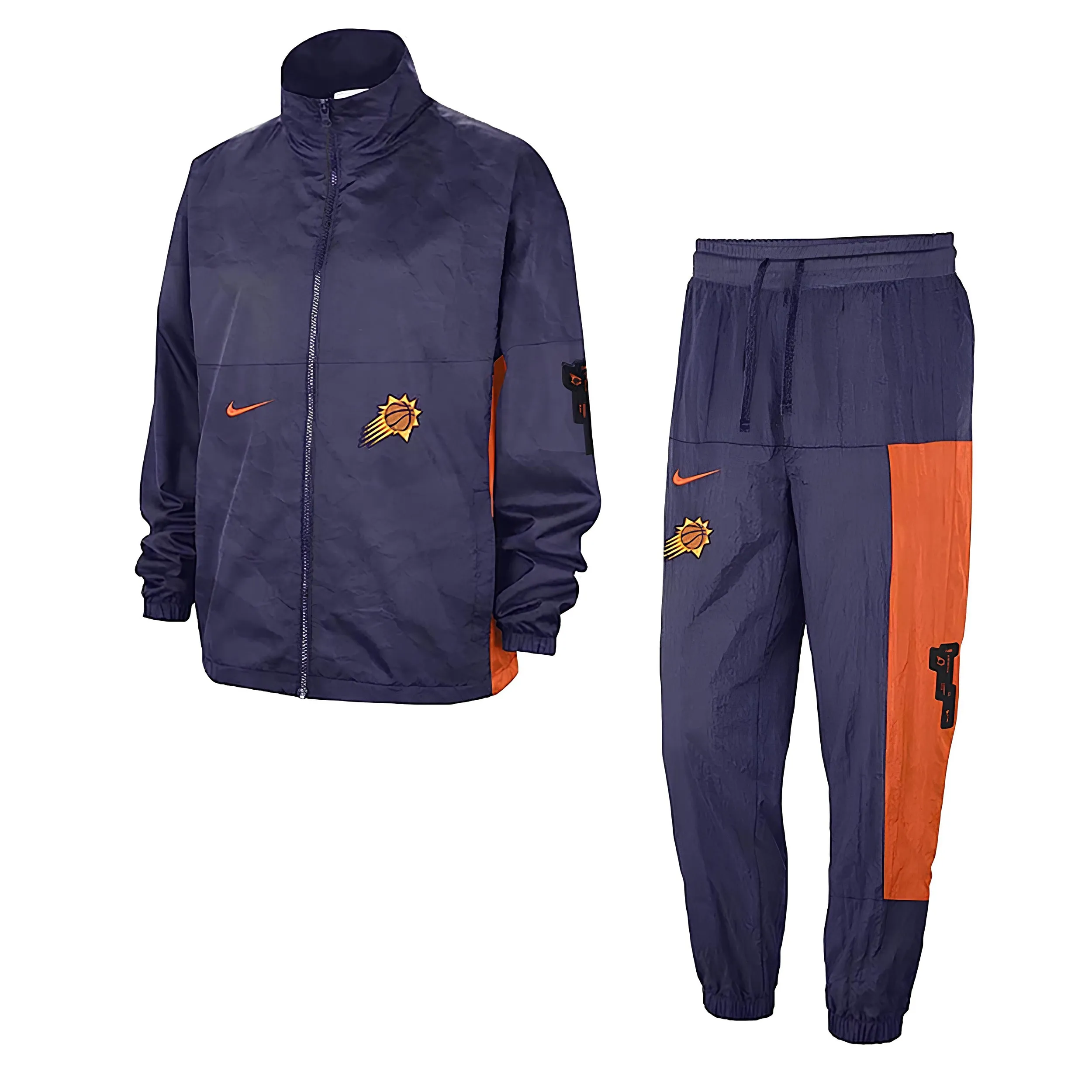 Completo Tuta Uomo Nba City Edition Starting 5 Courtside Tracksuit Phosun Ink/brilliant Orange/brilliant Orange