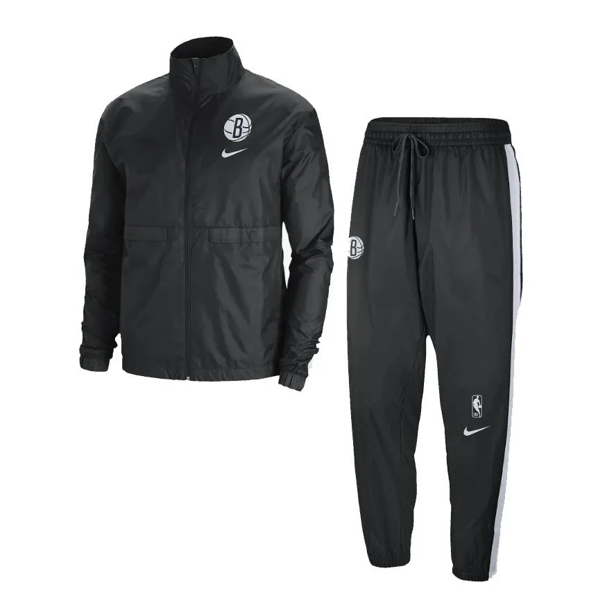Completo Tuta Uomo Nba Courtside Tracksuit Bronet Black/white/black/white
